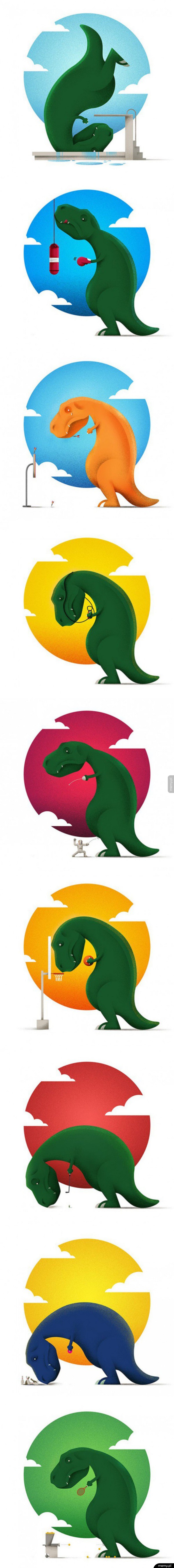 Ciężkie życie tyranozaura