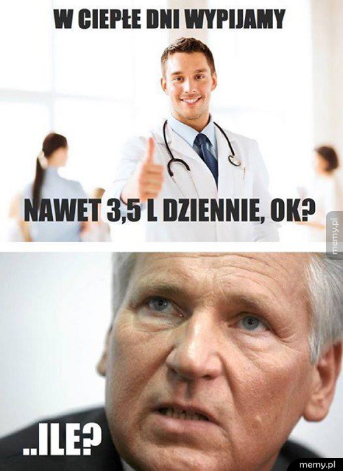 Picie w ciepłe dni