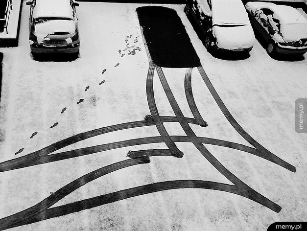 Manewry na parkingu