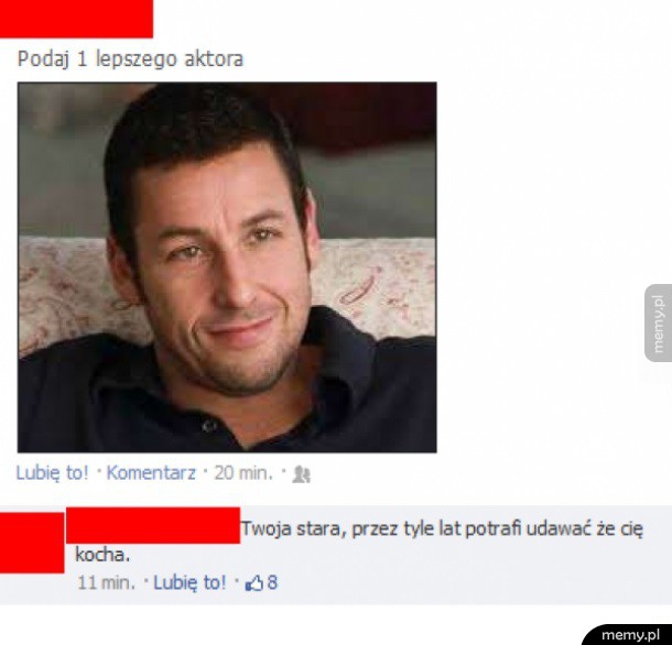                   Najlepszy aktor