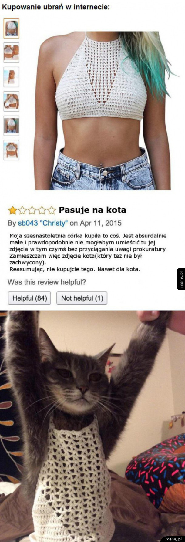 Kupowanie ubrań w internecie