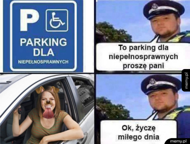 Parking dla niepełnosprawnych