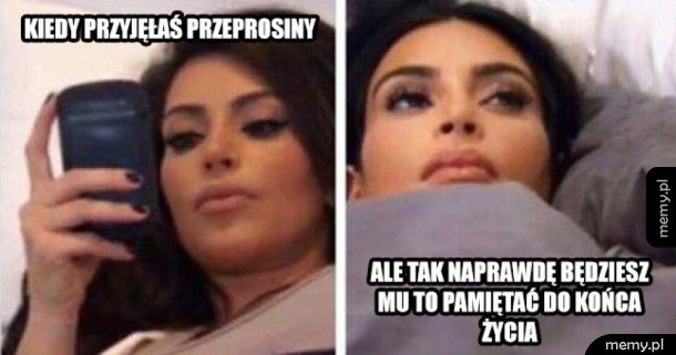 Kiedy przyjęłaś przeprosiny